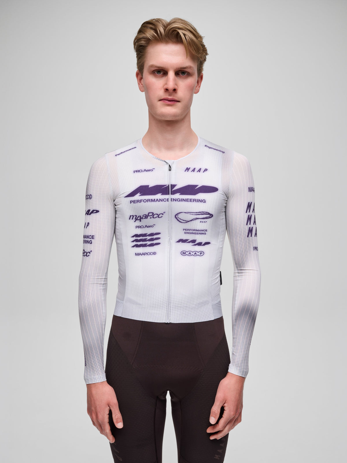BETA PRO AERO LS JERSEY - LUNAR GREY