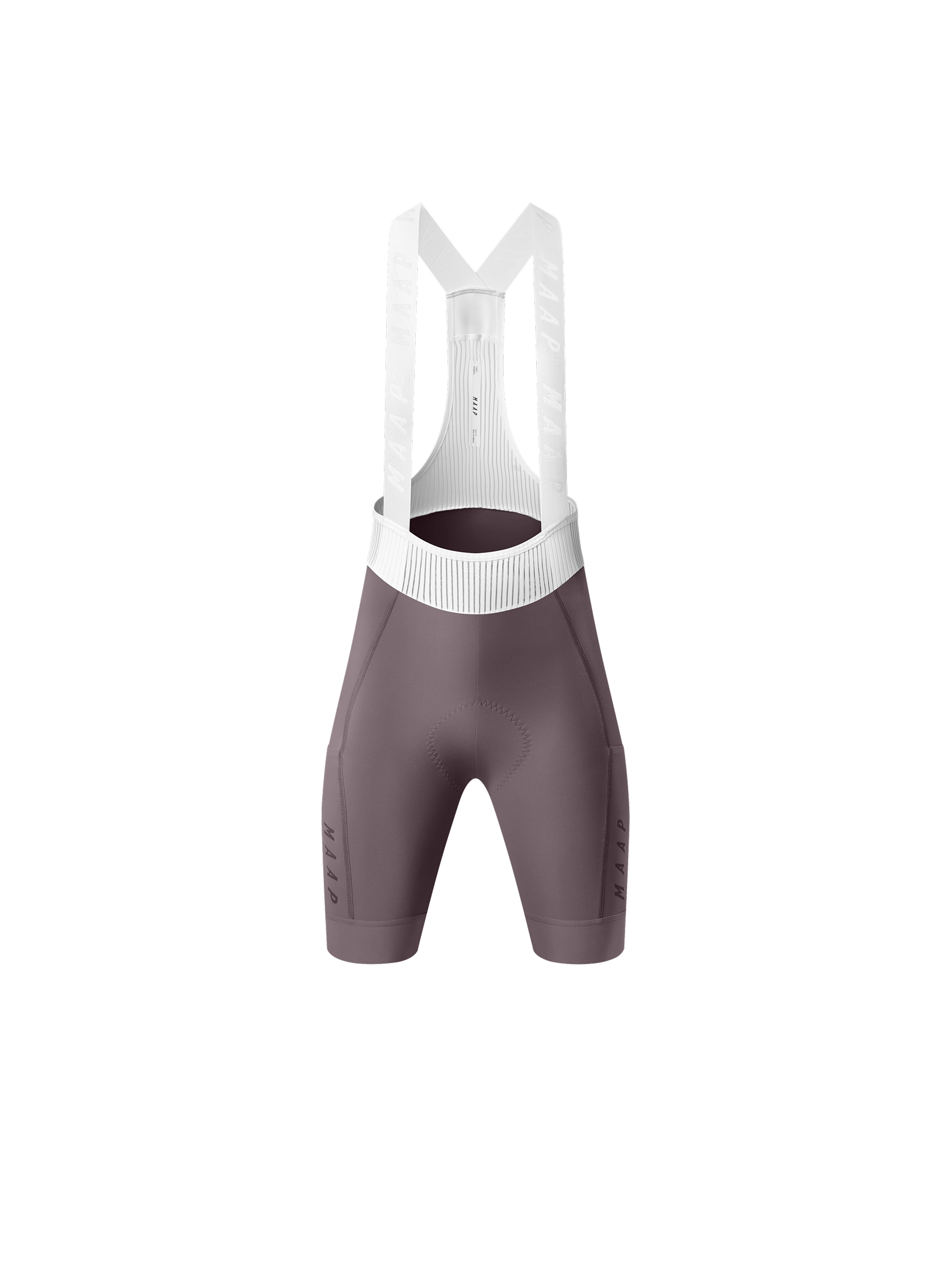 Women's Team Bib Evo in Warm Iron, flat lay