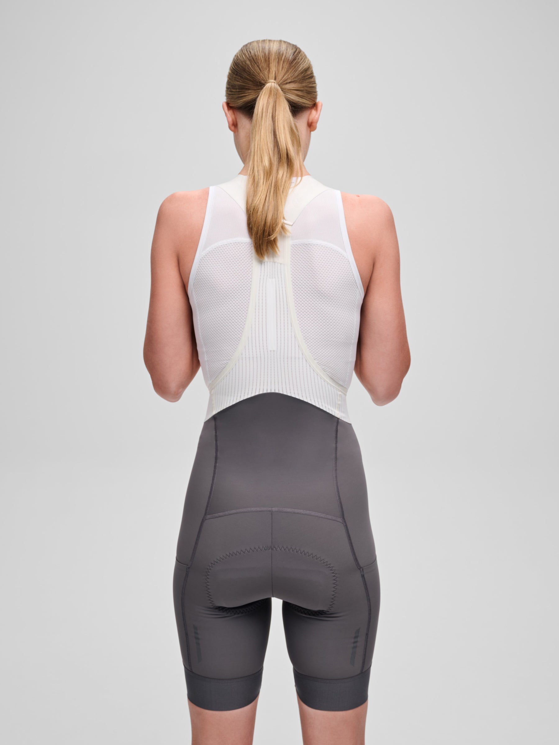 Women's Team Bib Evo Cargo in Charcoal Plum: product image 5