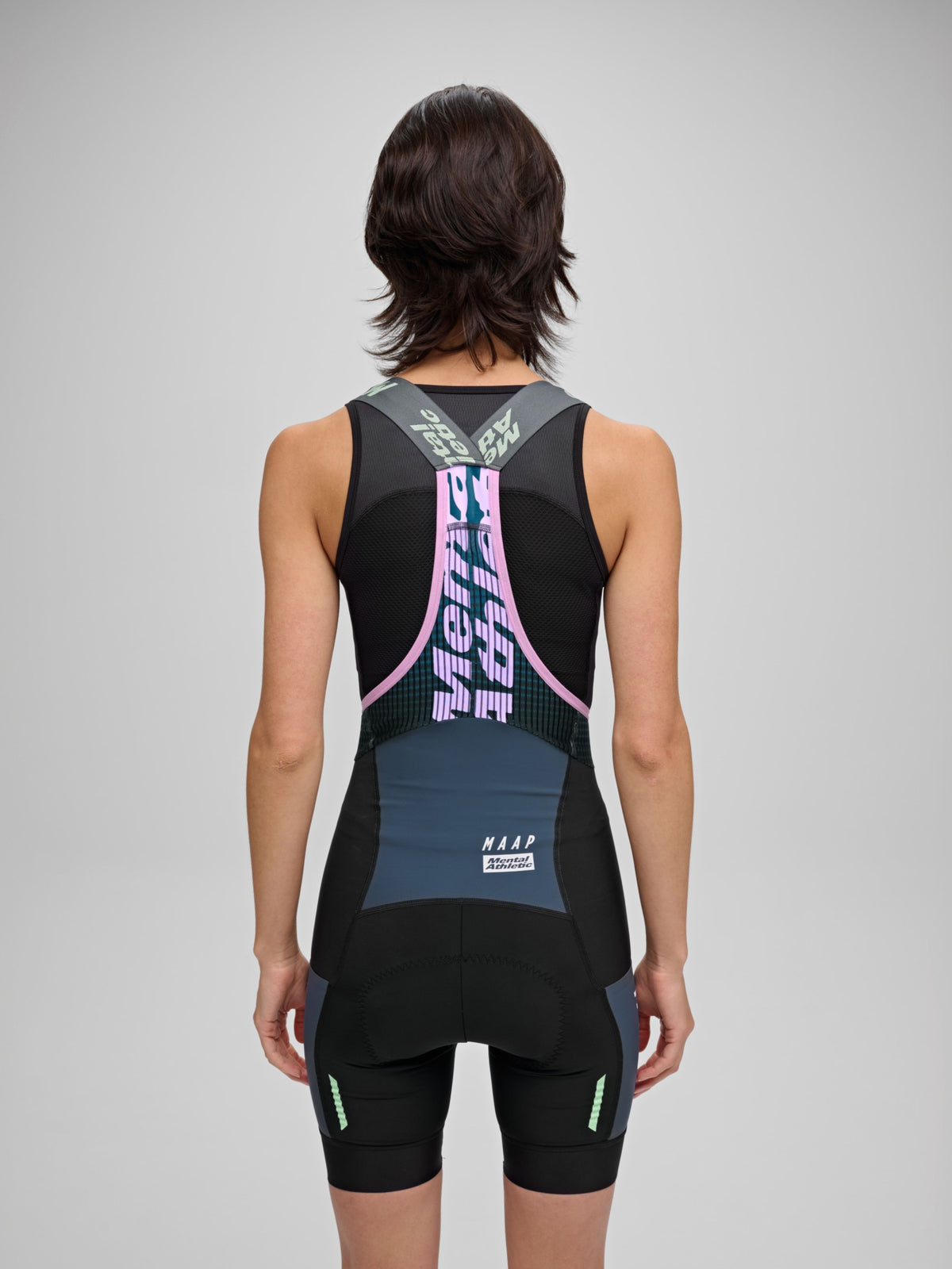 WOMEN'S TEAM BIB EVO CARGO - MENTAL ATHLETIC ONYX