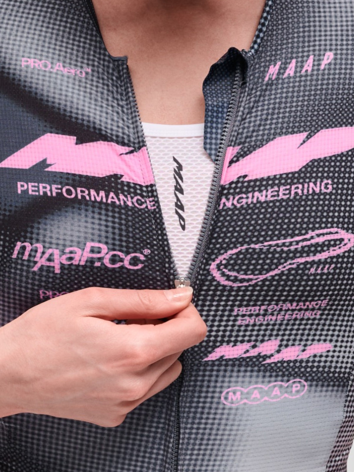 WOMEN'S BETA PRO AERO JERSEY - STEEL