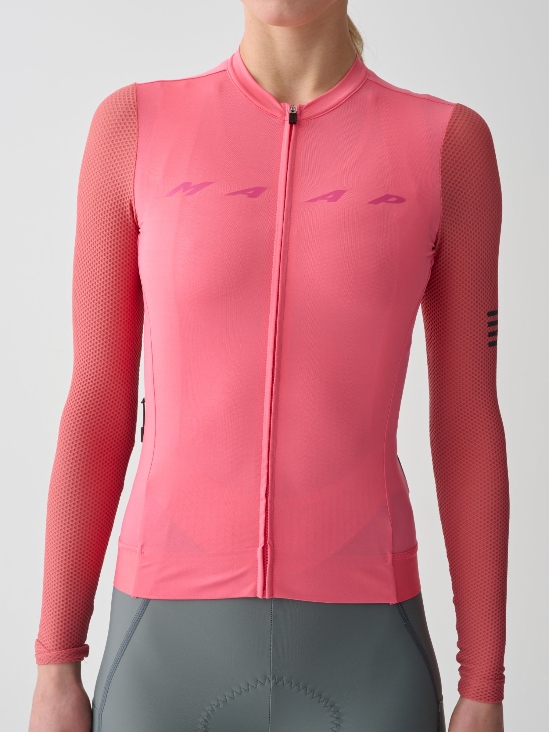 WOMEN'S EVADE PRO BASE LS JERSEY 2.0 - EPIC PINK