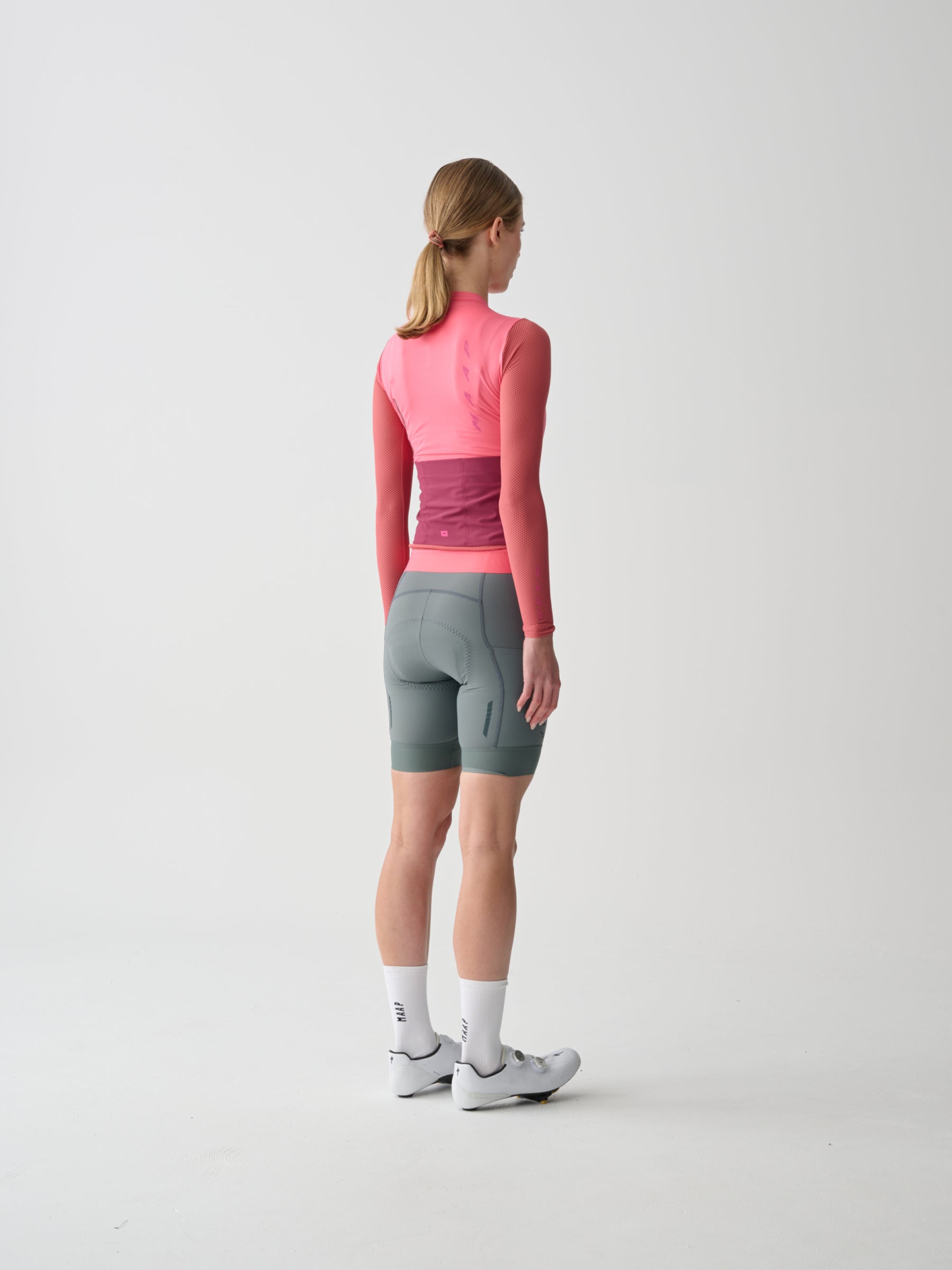 WOMEN'S EVADE PRO BASE LS JERSEY 2.0 - EPIC PINK