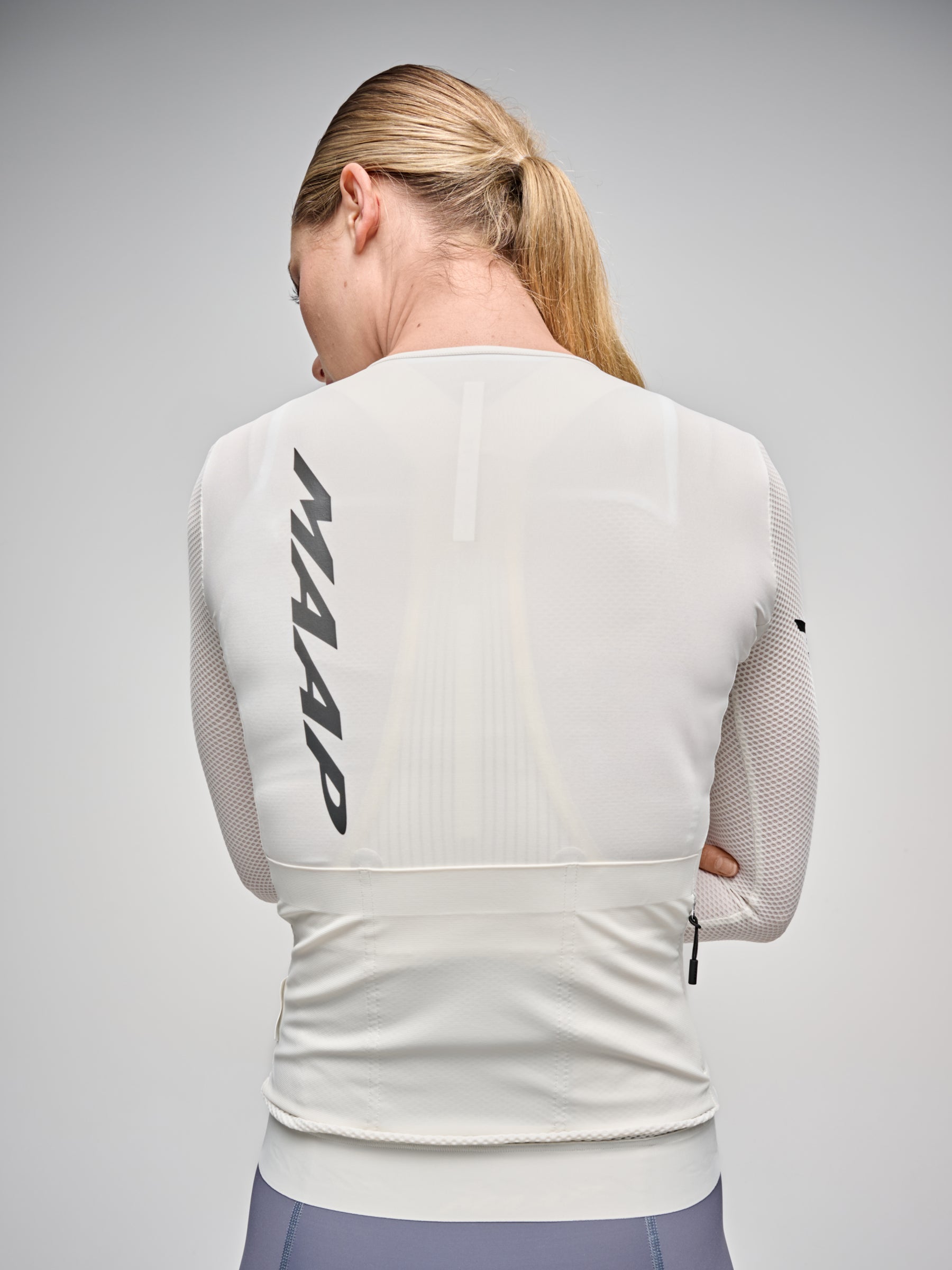 WOMEN'S EMERGE LS JERSEY - VAPOUR