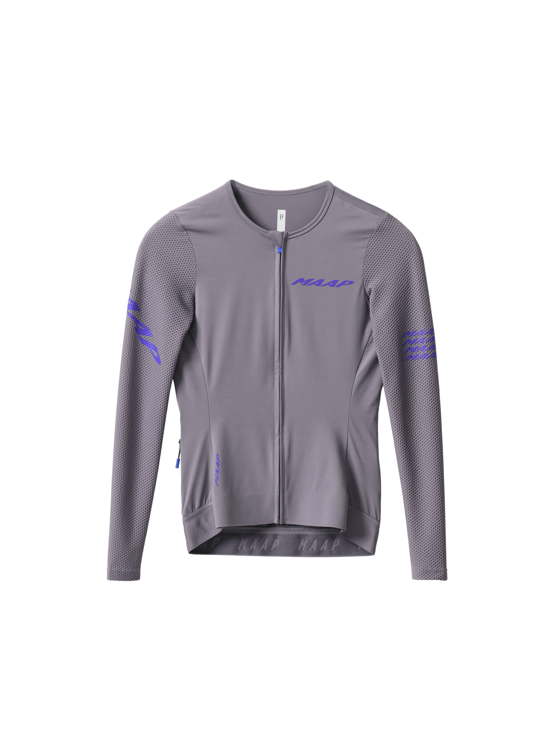 Women's Pro Emerge LS Jersey in Anthracite, flat lay