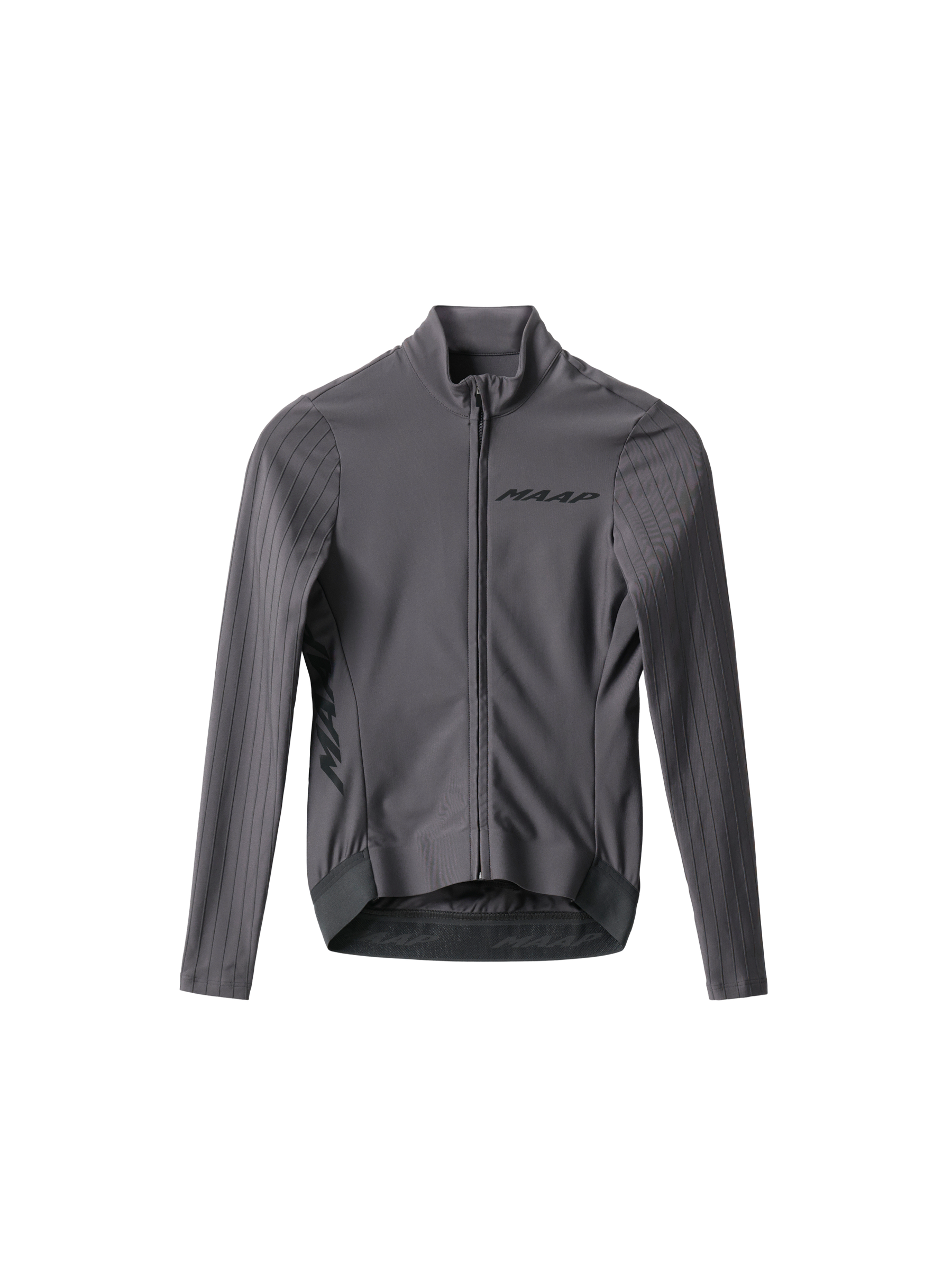 Women's Pro Aero Thermal LS Jersey in Meteorite, flat lay