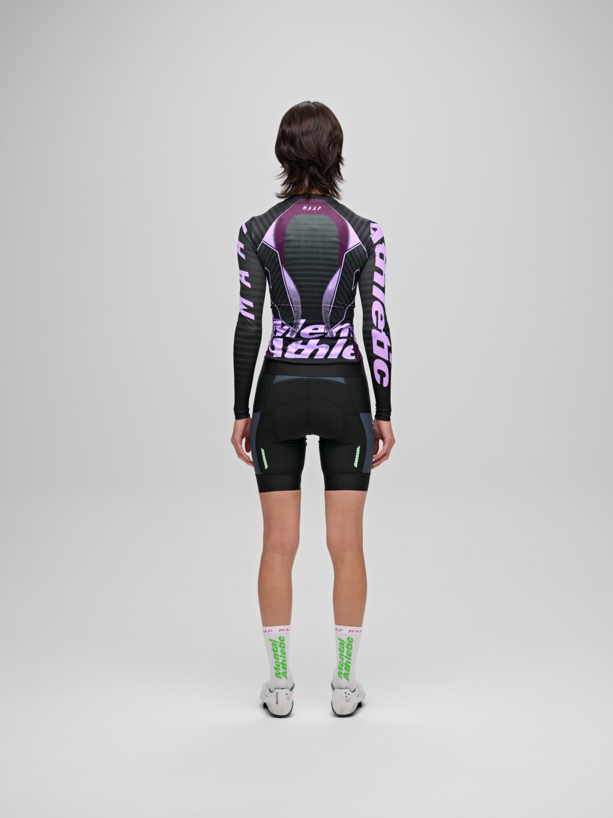 WOMEN'S PRO AIR LS JERSEY 3.0 - MENTAL ATHLETIC BLACK / VIOLET