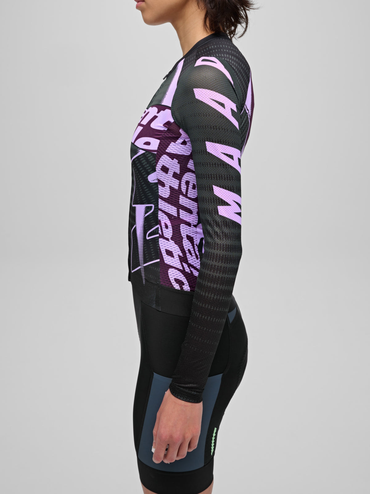 WOMEN'S PRO AIR LS JERSEY 3.0 - MENTAL ATHLETIC BLACK / VIOLET
