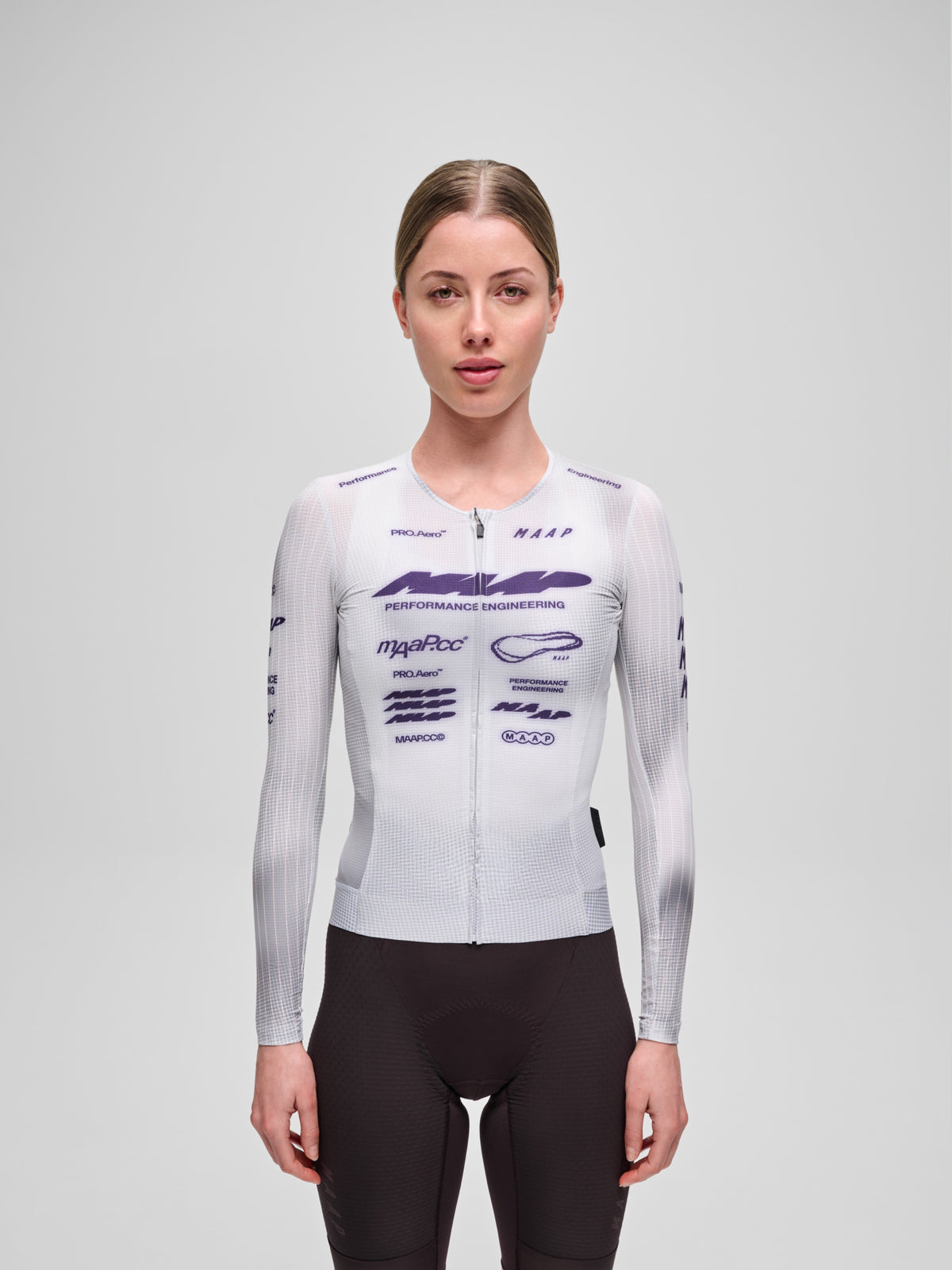 WOMEN'S BETA PRO AERO LS JERSEY - LUNAR GREY