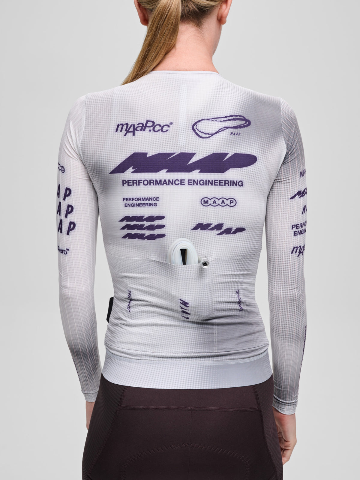WOMEN'S BETA PRO AERO LS JERSEY - LUNAR GREY