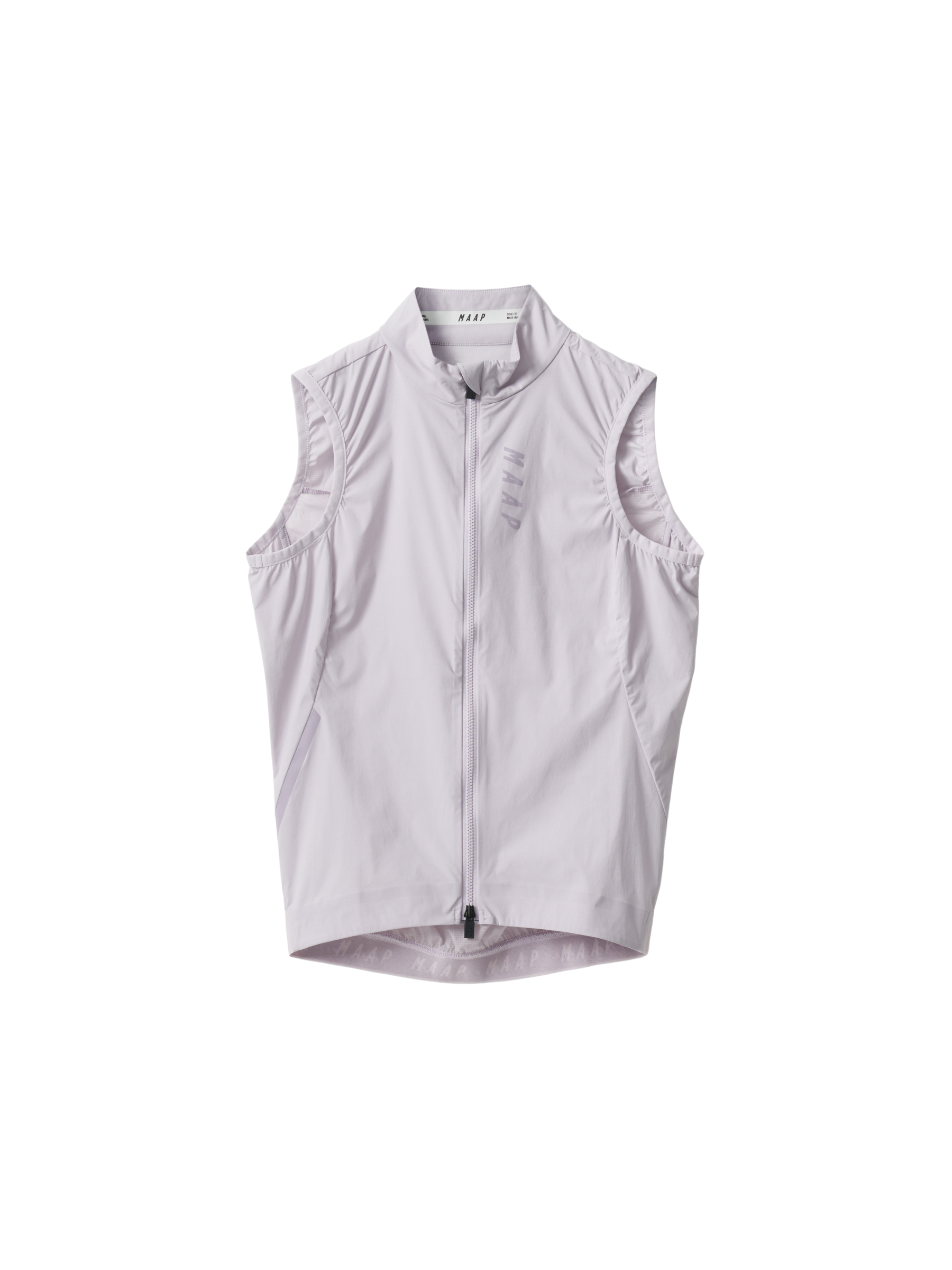 Women's Team Flow Vest in Thistle, flat lay