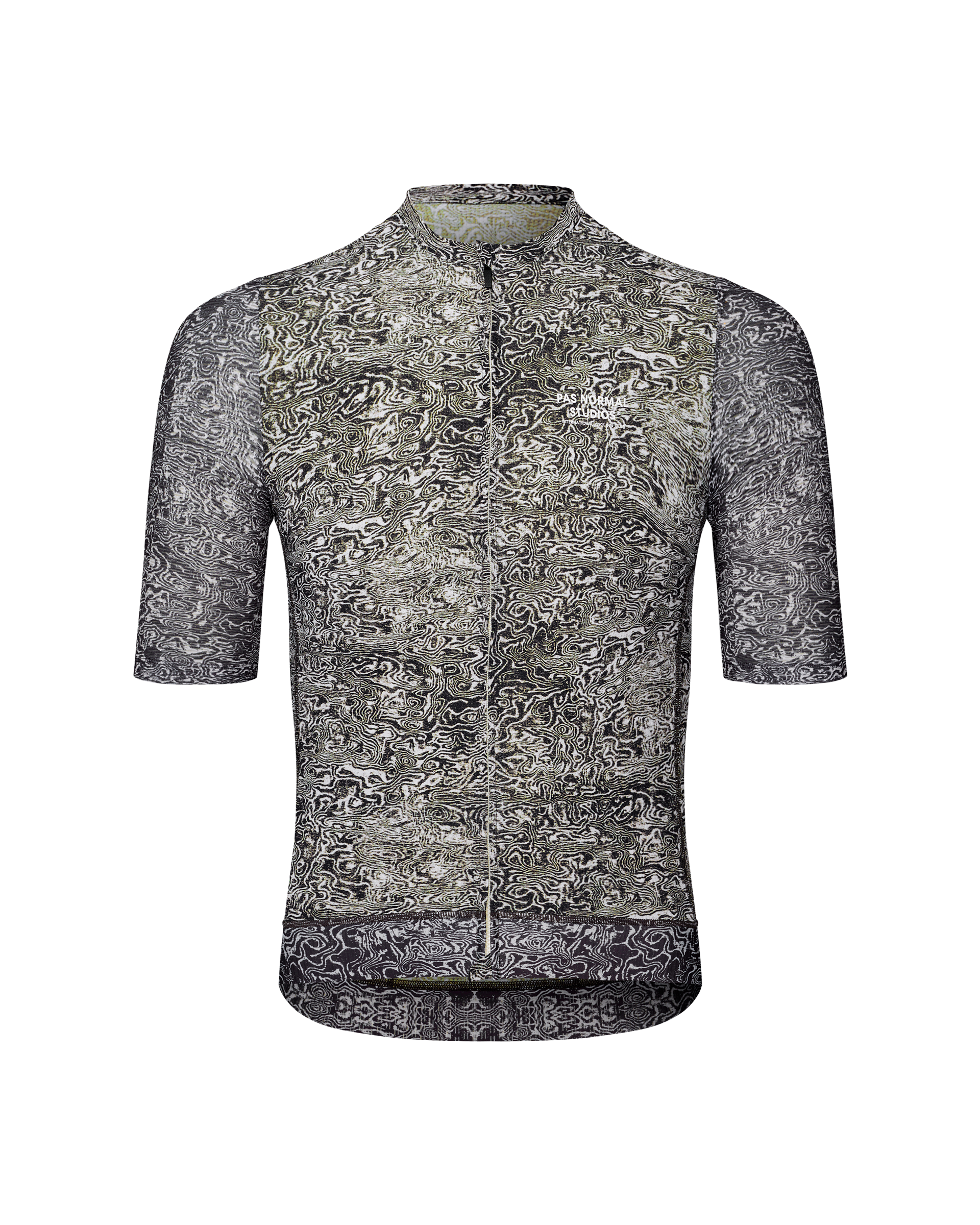 ESSENTIAL LIGHT JERSEY - AOP GRAIN OFF WHITE