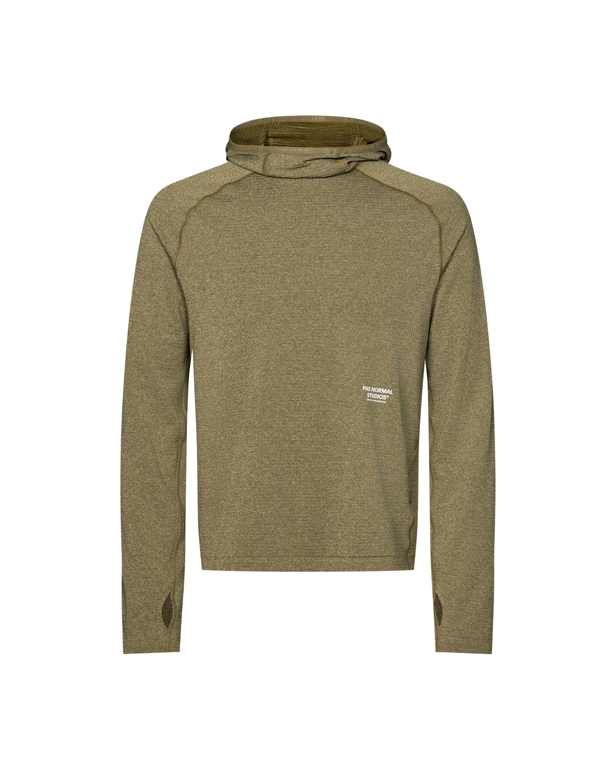 BALANCE THERMAL HOODIE - MOSS BROWN