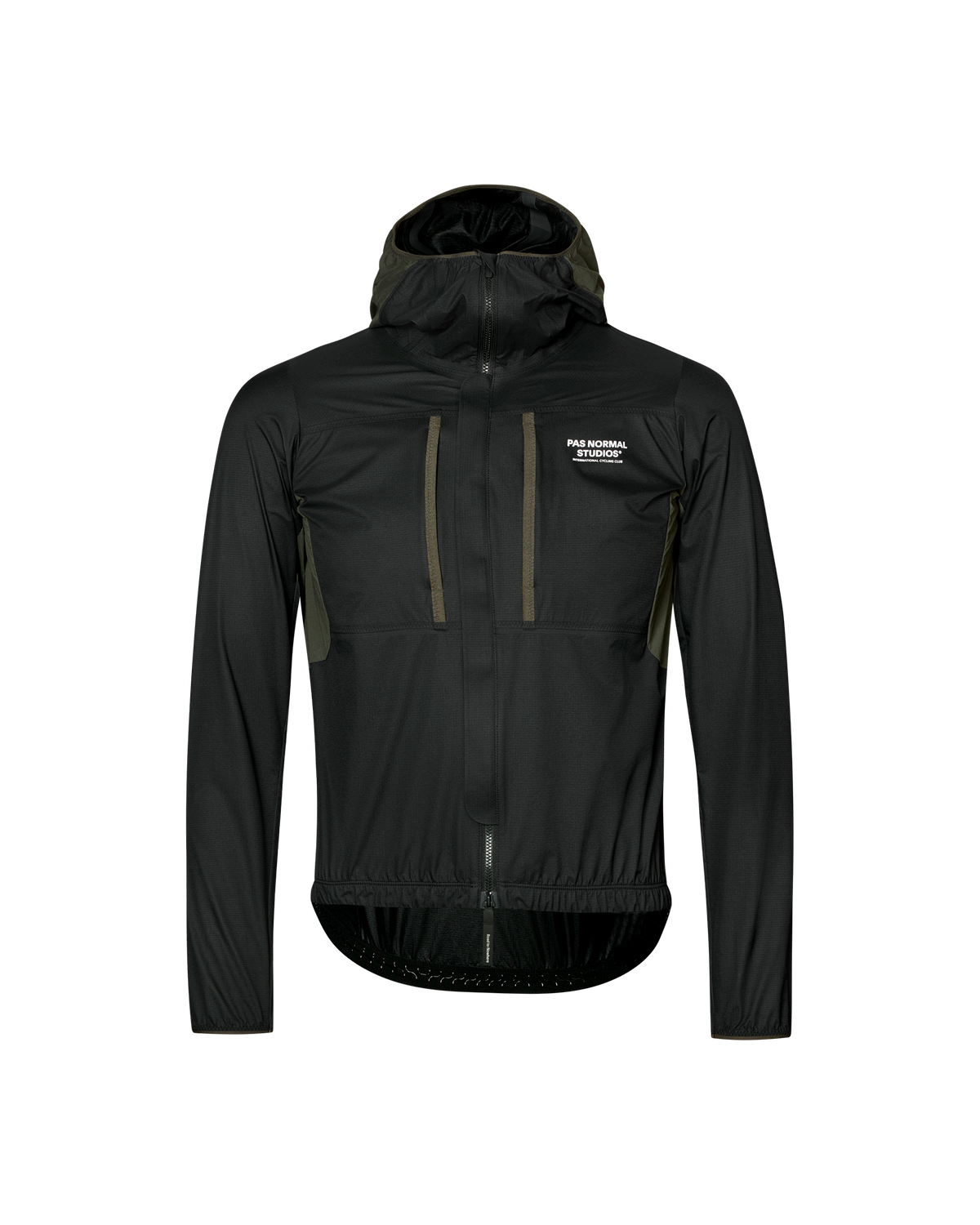 ESCAPISM HOODED LIGHTWEIGHT JACKET - BLACK