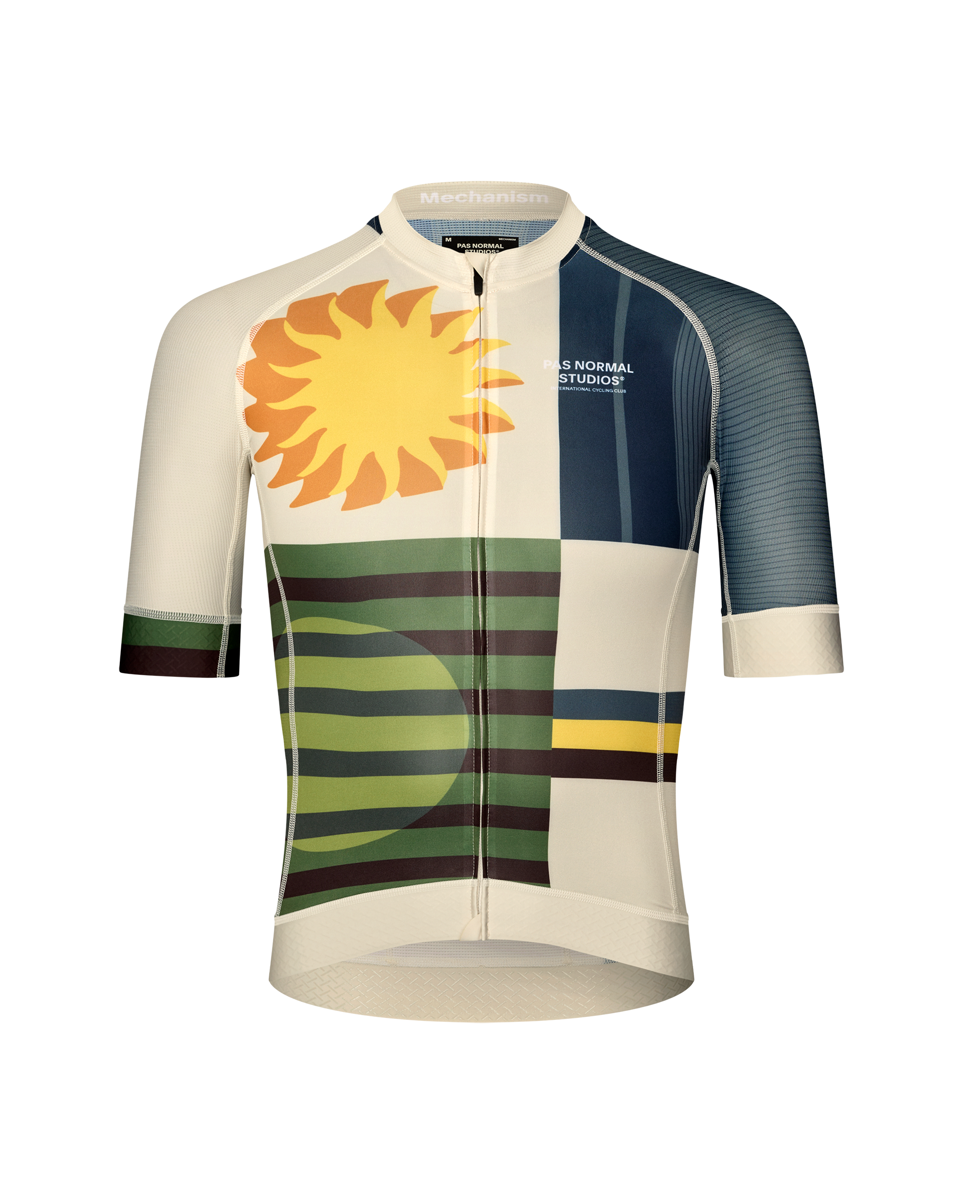 MEN'S MECHANISM JERSEY - AOP INTERNATIONAL SAND