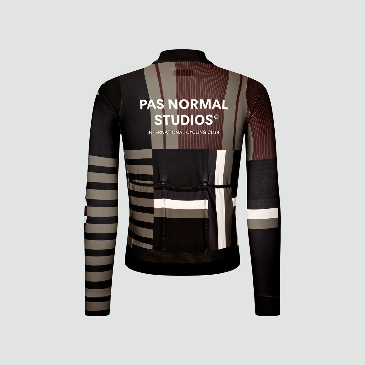 MECHANISM LONG SLEEVE JERSEY - AOP INTERNATIONAL DARK OLIVE