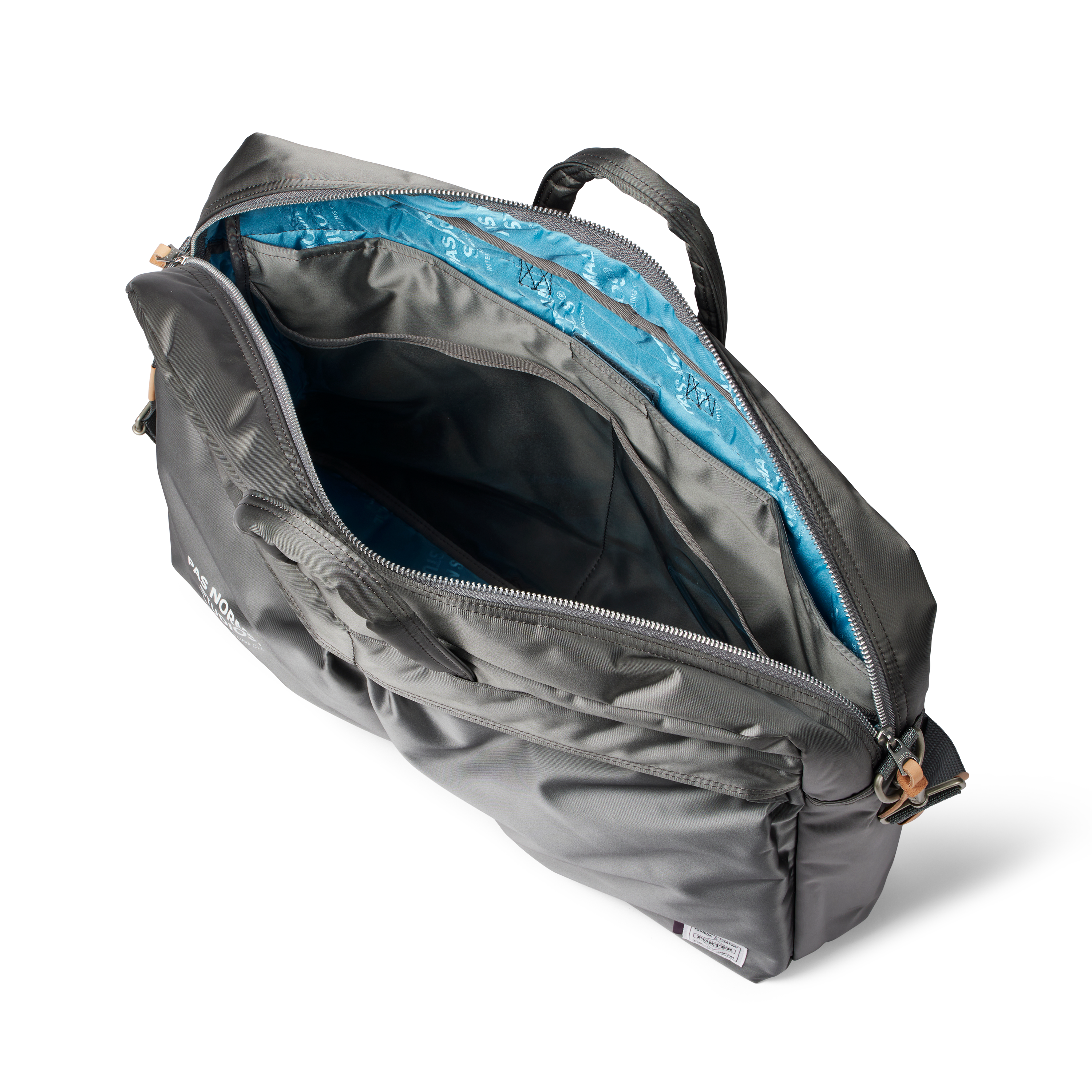 PNS X PORTER 2-WAY BRIEFCASE - GREY