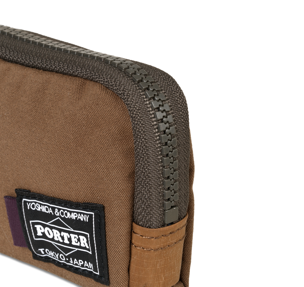 PNS X PORTER COIN CASE - LIGHT BROWN