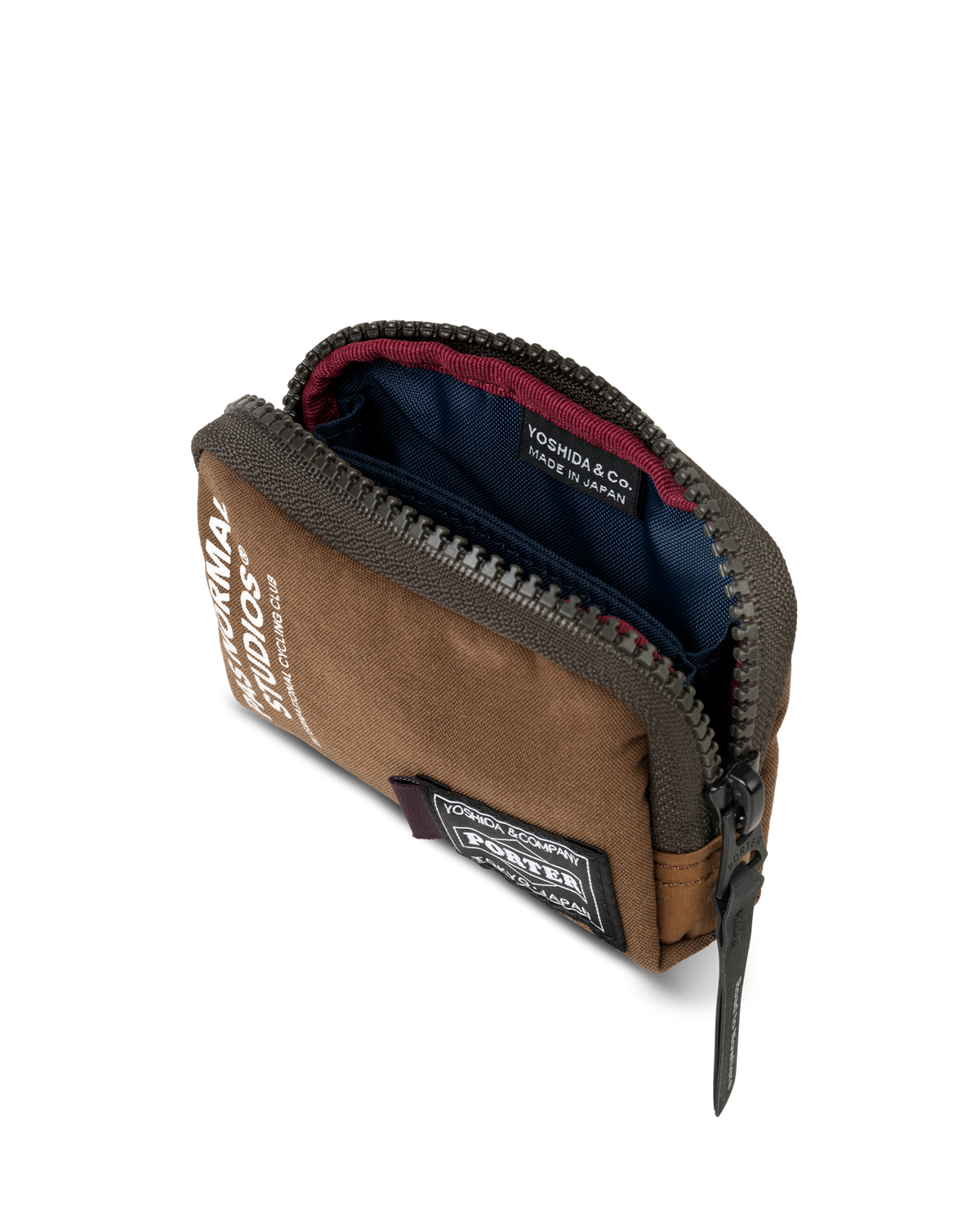 PNS X PORTER COIN CASE - LIGHT BROWN