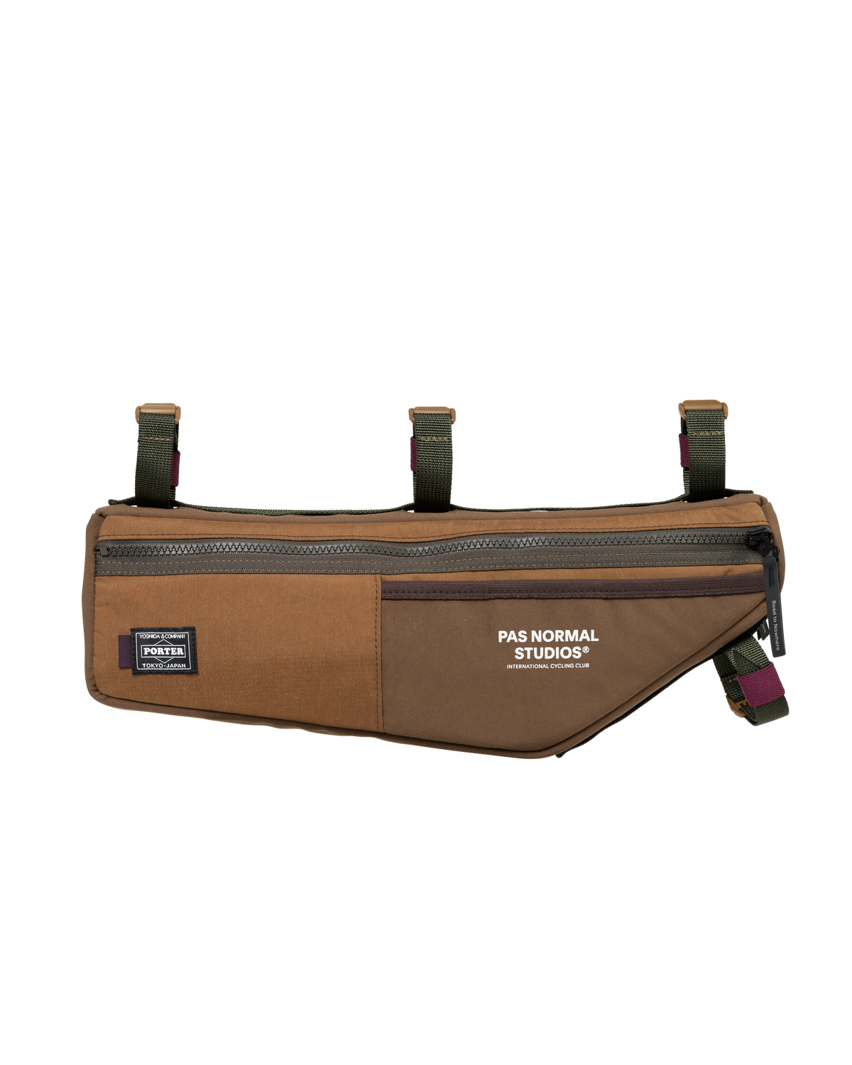 PNS X PORTER FRAME BAG - LIGHT BROWN