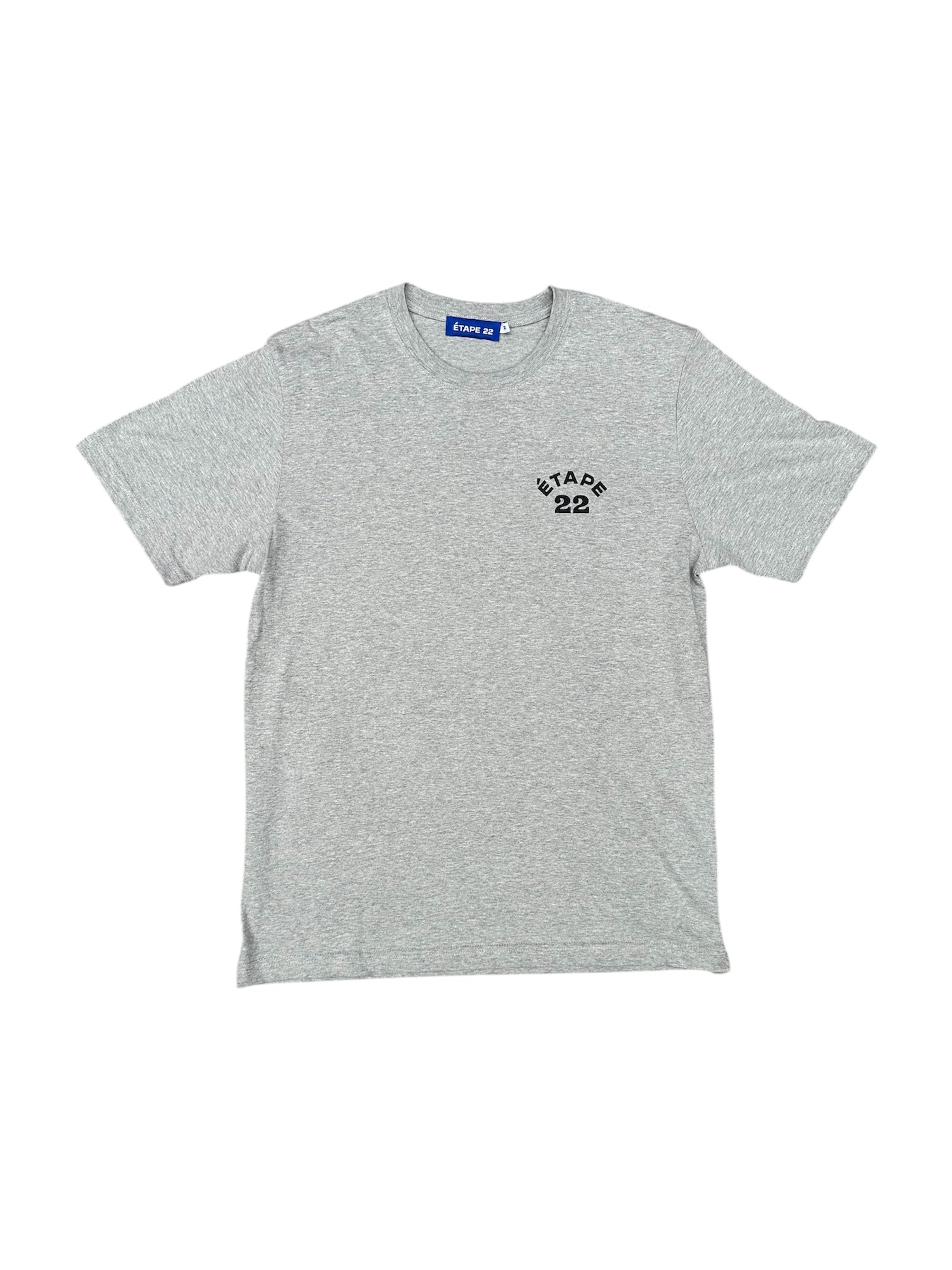 ÉTAPE 22 SCRIPT TEE - GREY/BLACK