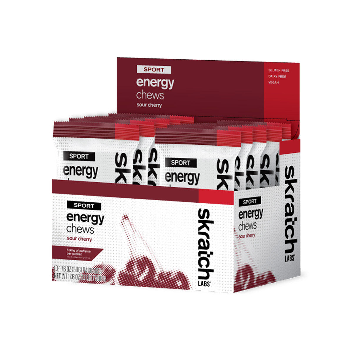 SKRATCH LABS - SPORT ENERGY CHEWS SOUR CHERRY