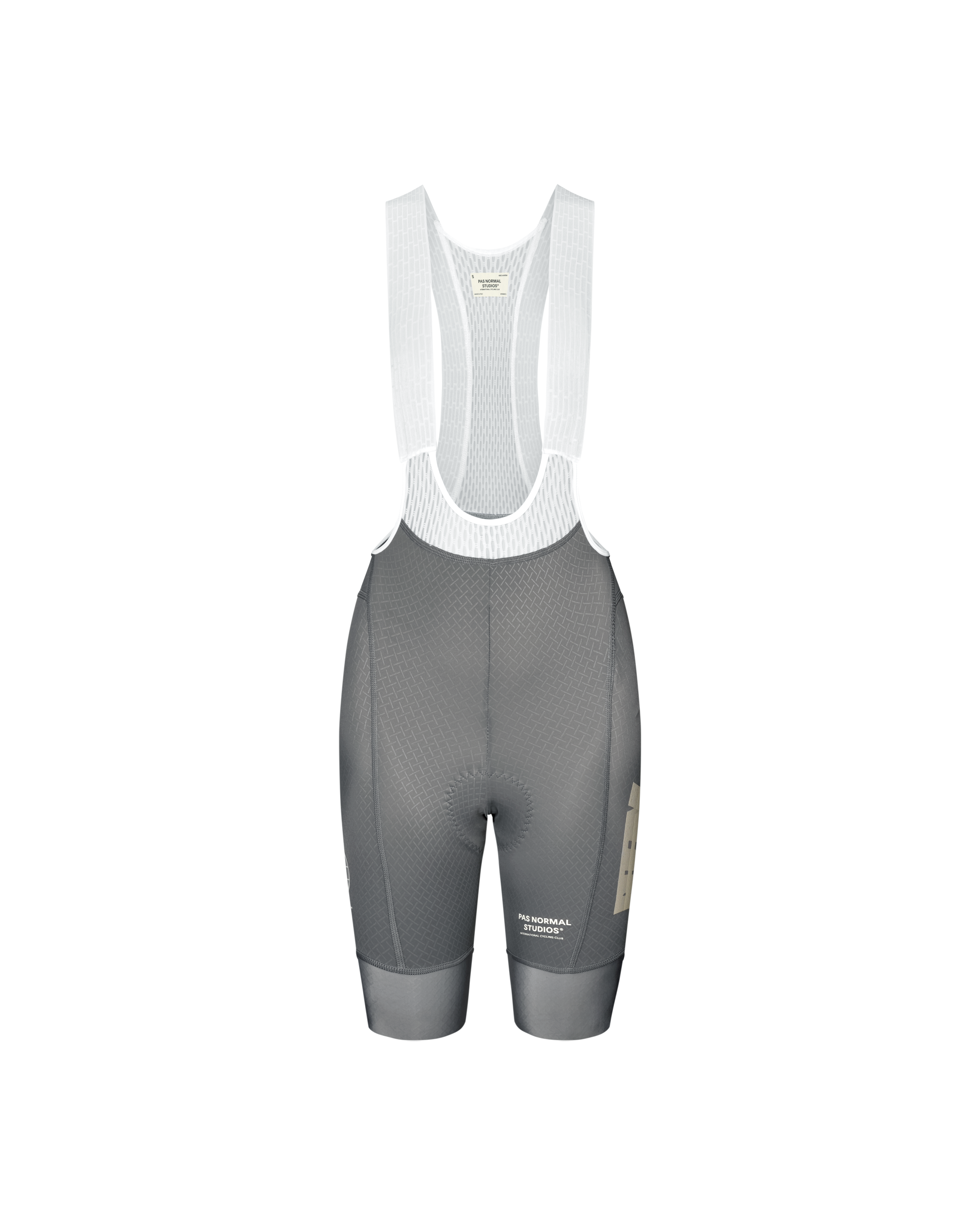 WOMEN'S MECHANISM LOGO BIBS - MEDIUM GREY