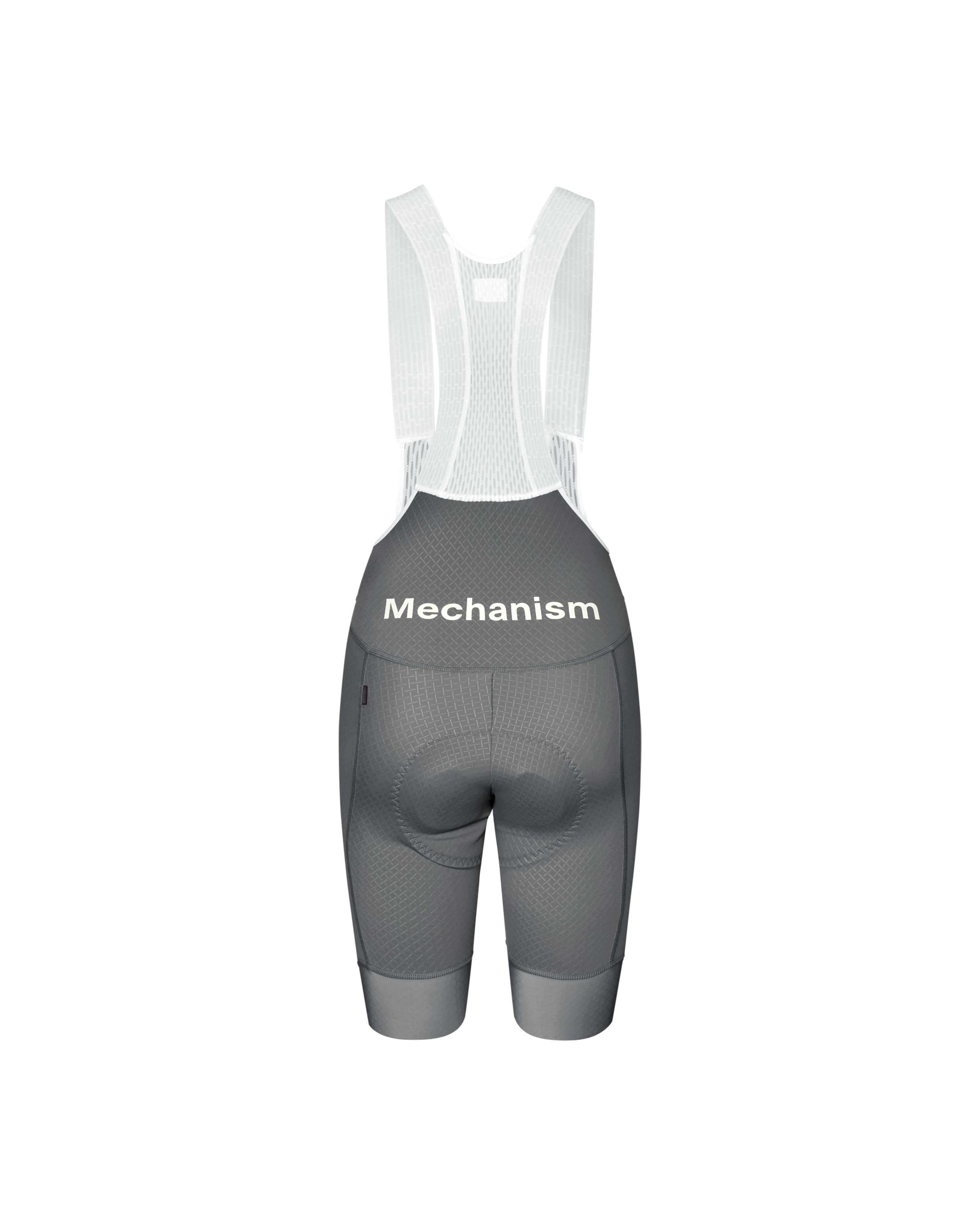 WOMEN'S MECHANISM LOGO BIBS - MEDIUM GREY