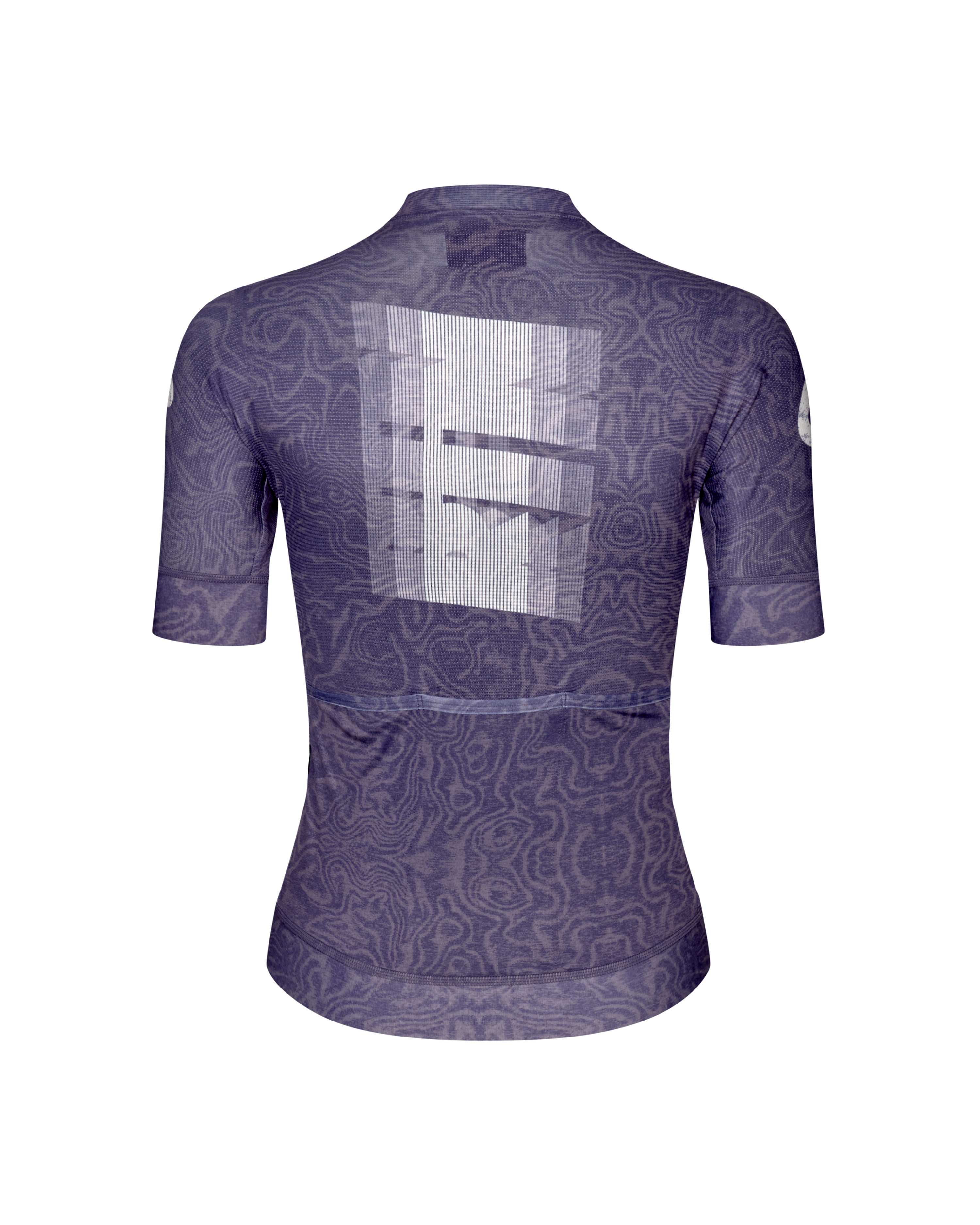 WOMEN'S MECHANISM LOGO JERSEY - AOP RTN DARK PURPLE