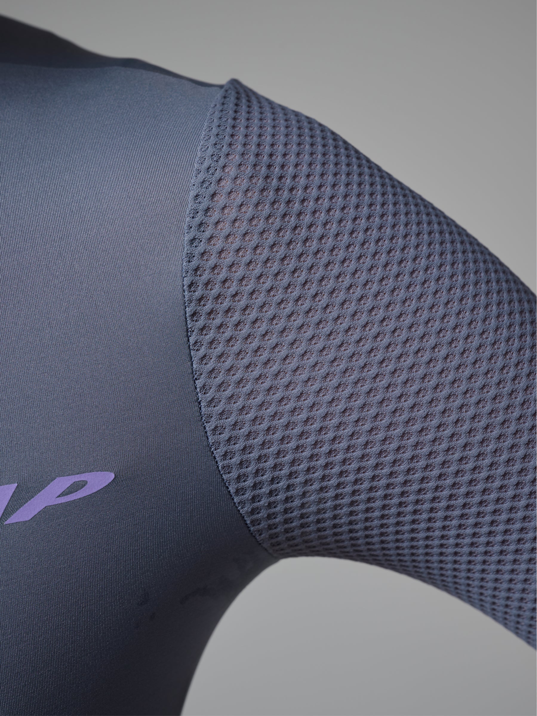 Women's Pro Emerge LS Jersey in Crater: Ultra-soft knitted Italian fabric with Recycled Nylon.