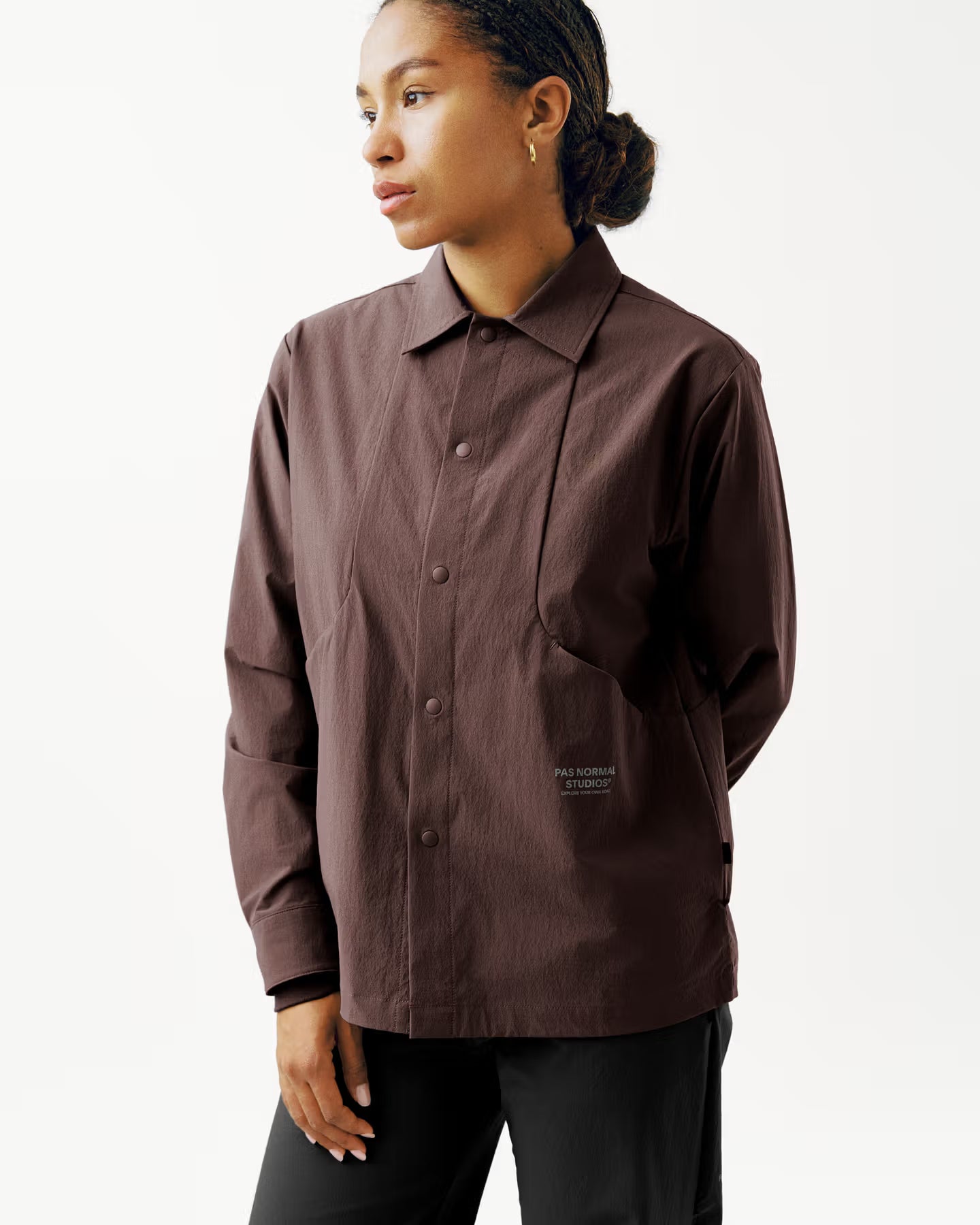 OFF-RACE TECH OVERSHIRT - DARK PURPLE
