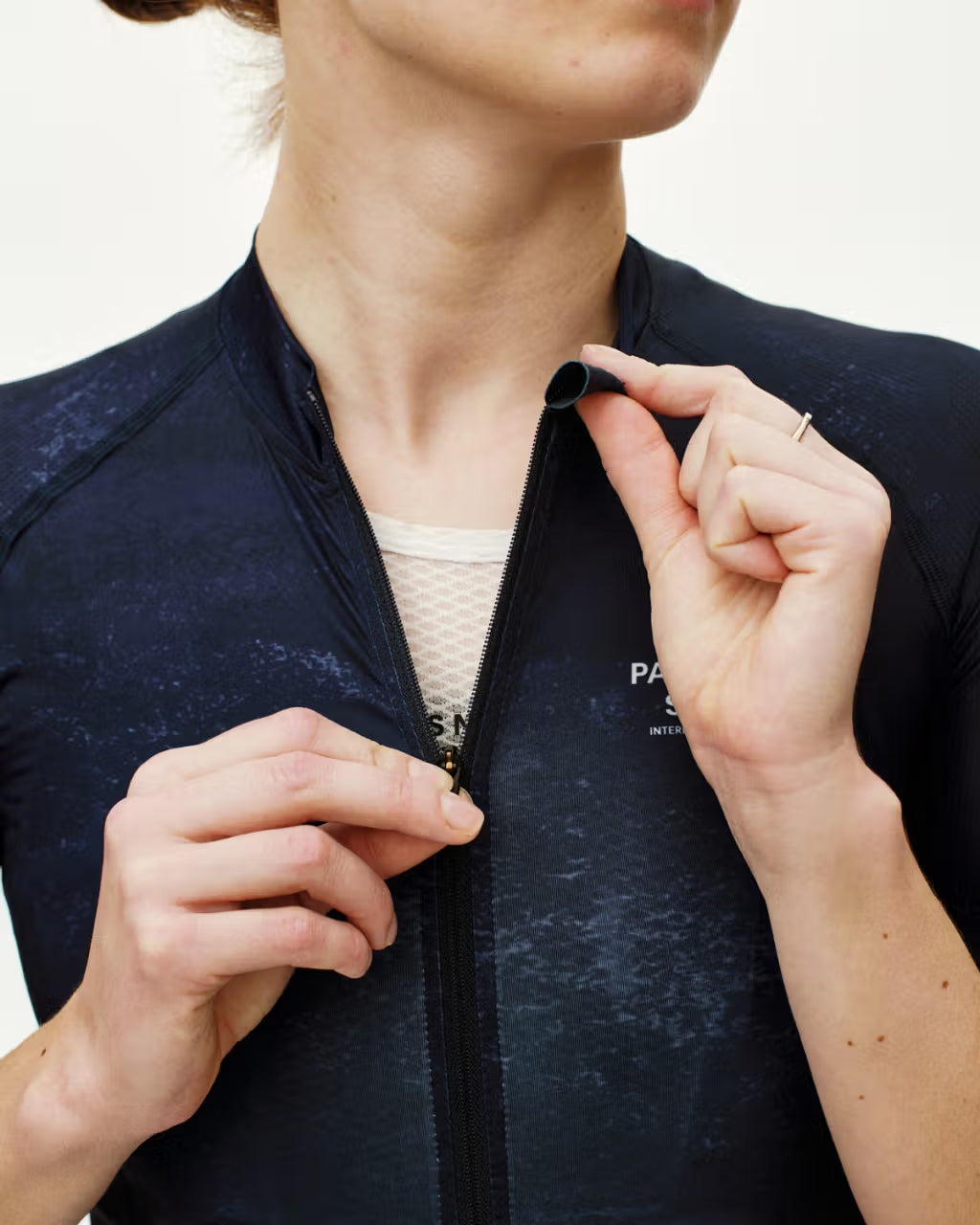 WOMEN'S MECHANISM JERSEY - AOP INDIGO
