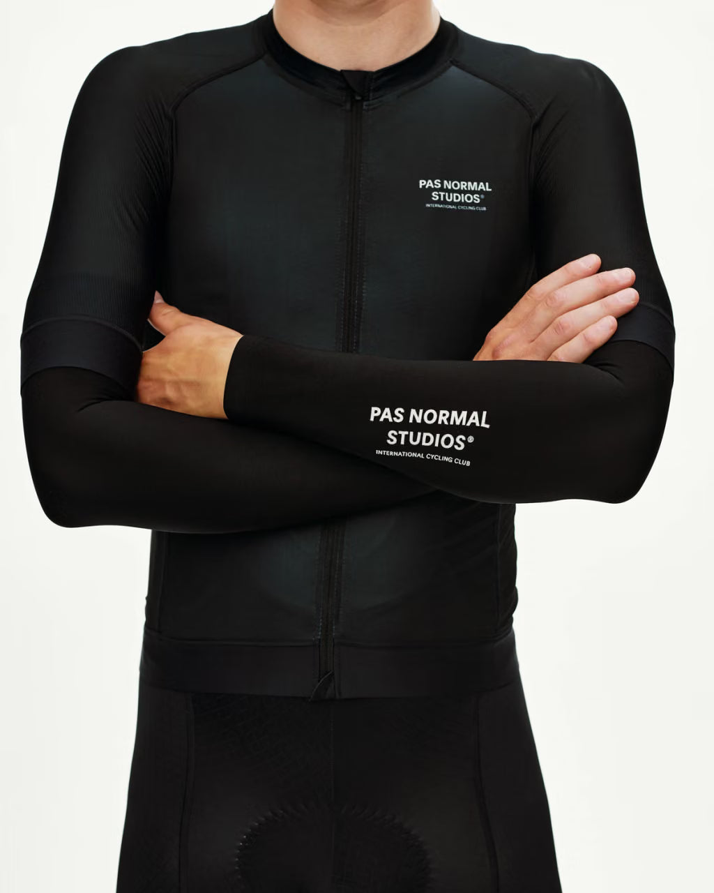 LOGO ARM WARMERS - BLACK