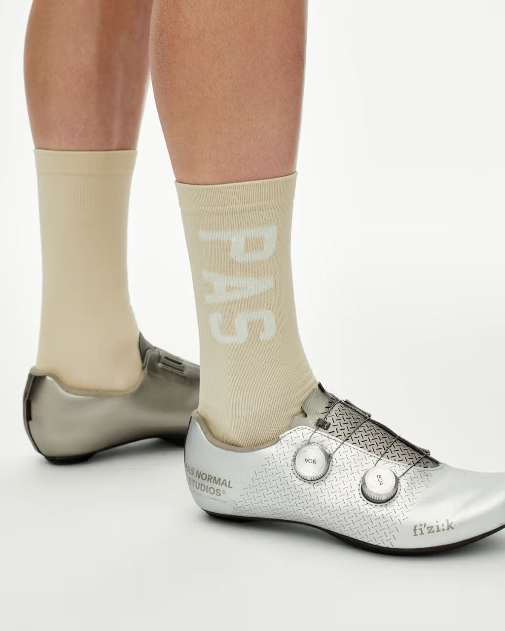 PAS RACE SOCKS - CREAM