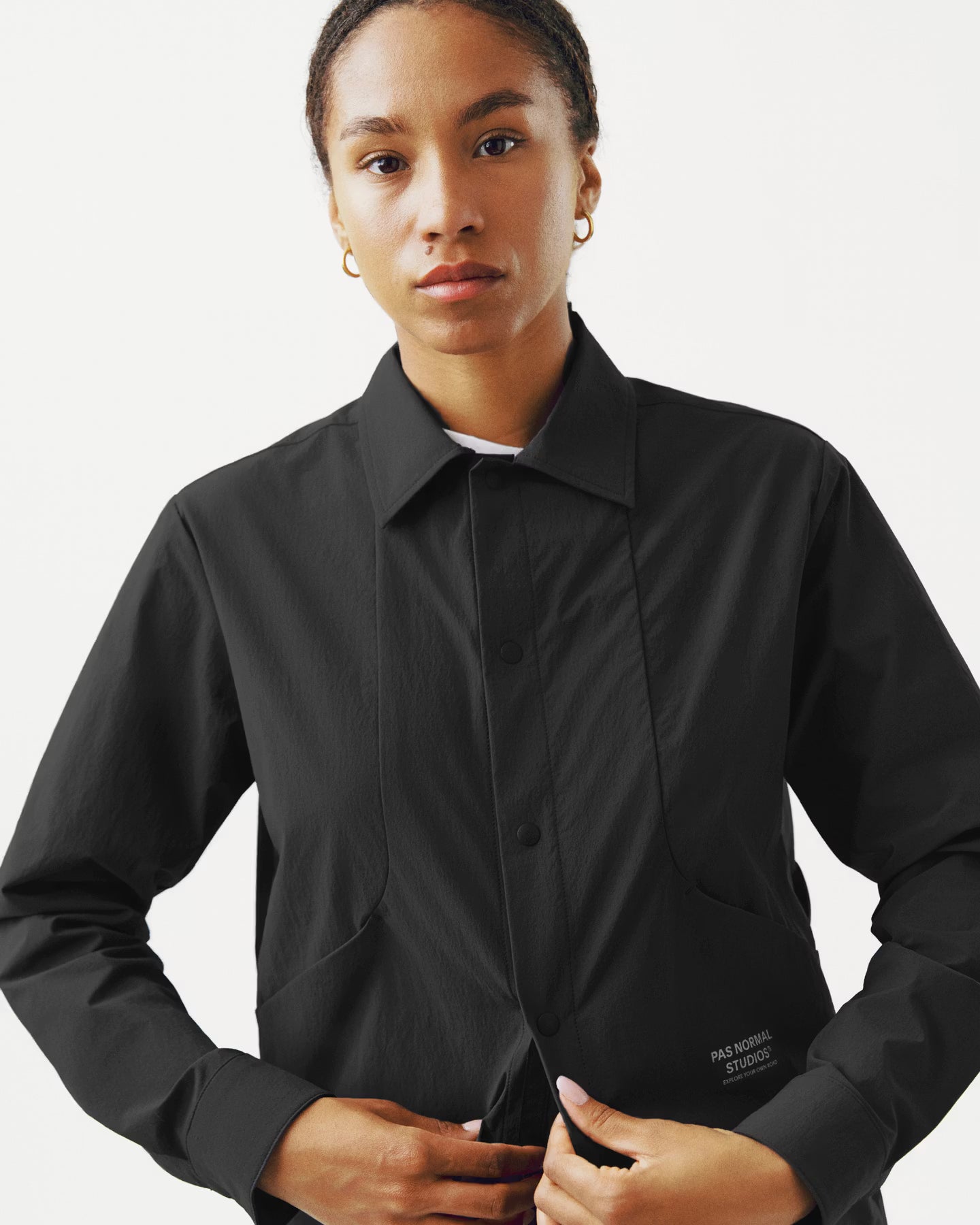 OFF-RACE TECH OVERSHIRT - BLACK