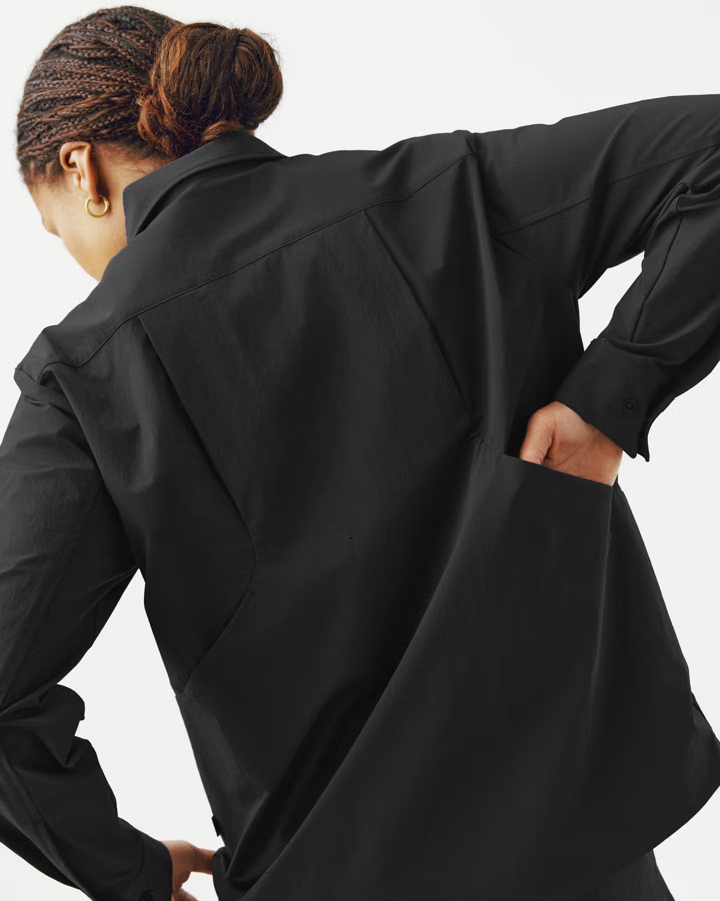 OFF-RACE TECH OVERSHIRT - BLACK