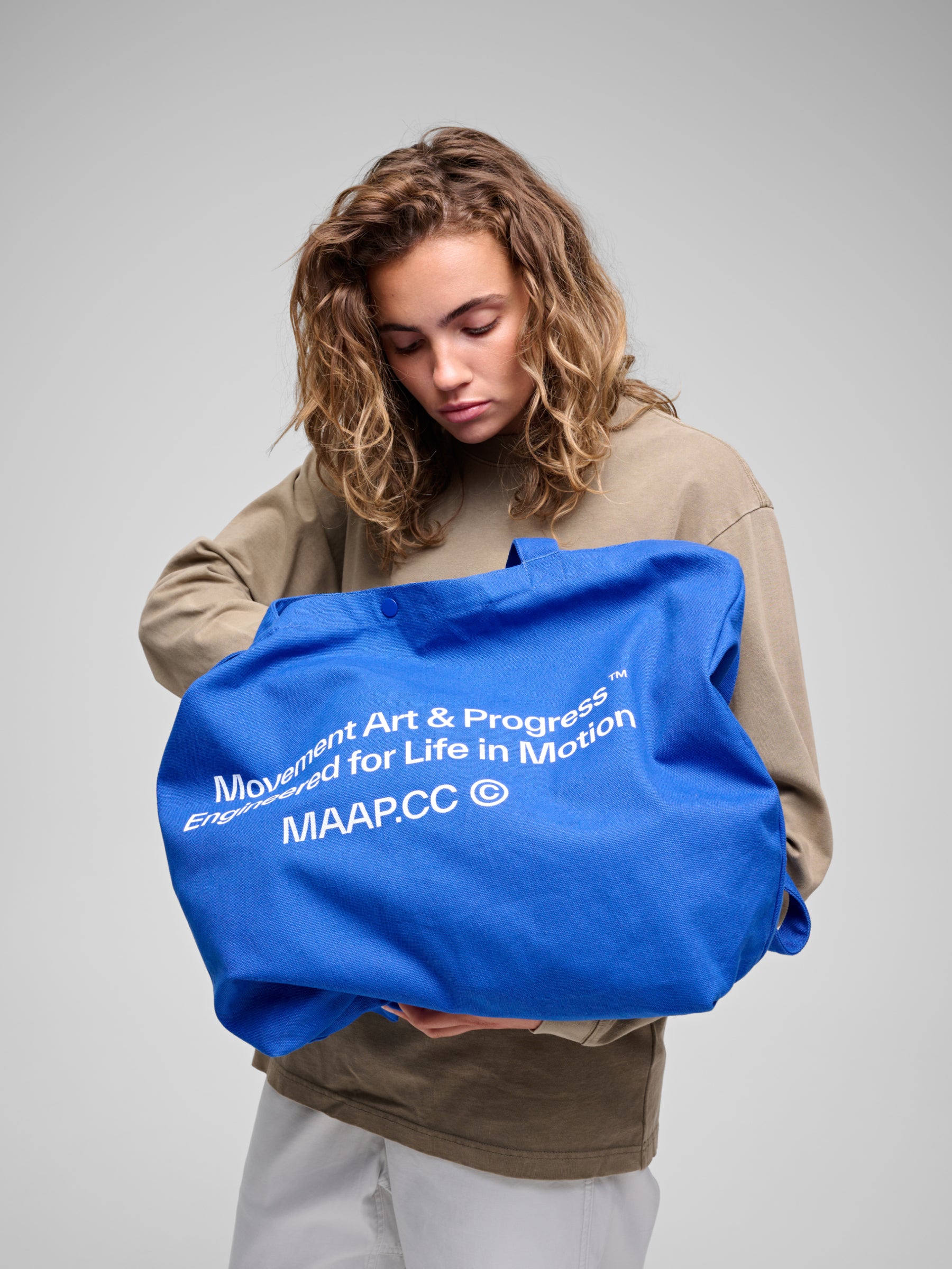 MAAP CC OVERSIZED CANVAS TOTE - SONIC BLUE