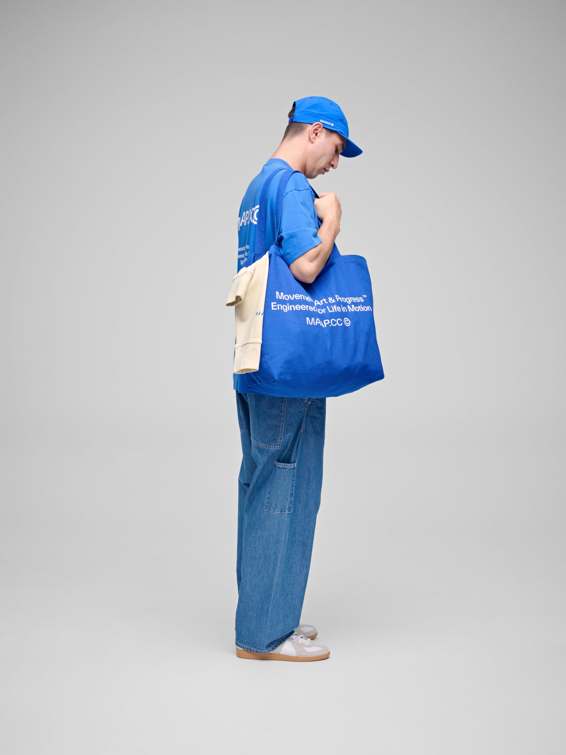 MAAP CC OVERSIZED CANVAS TOTE - SONIC BLUE