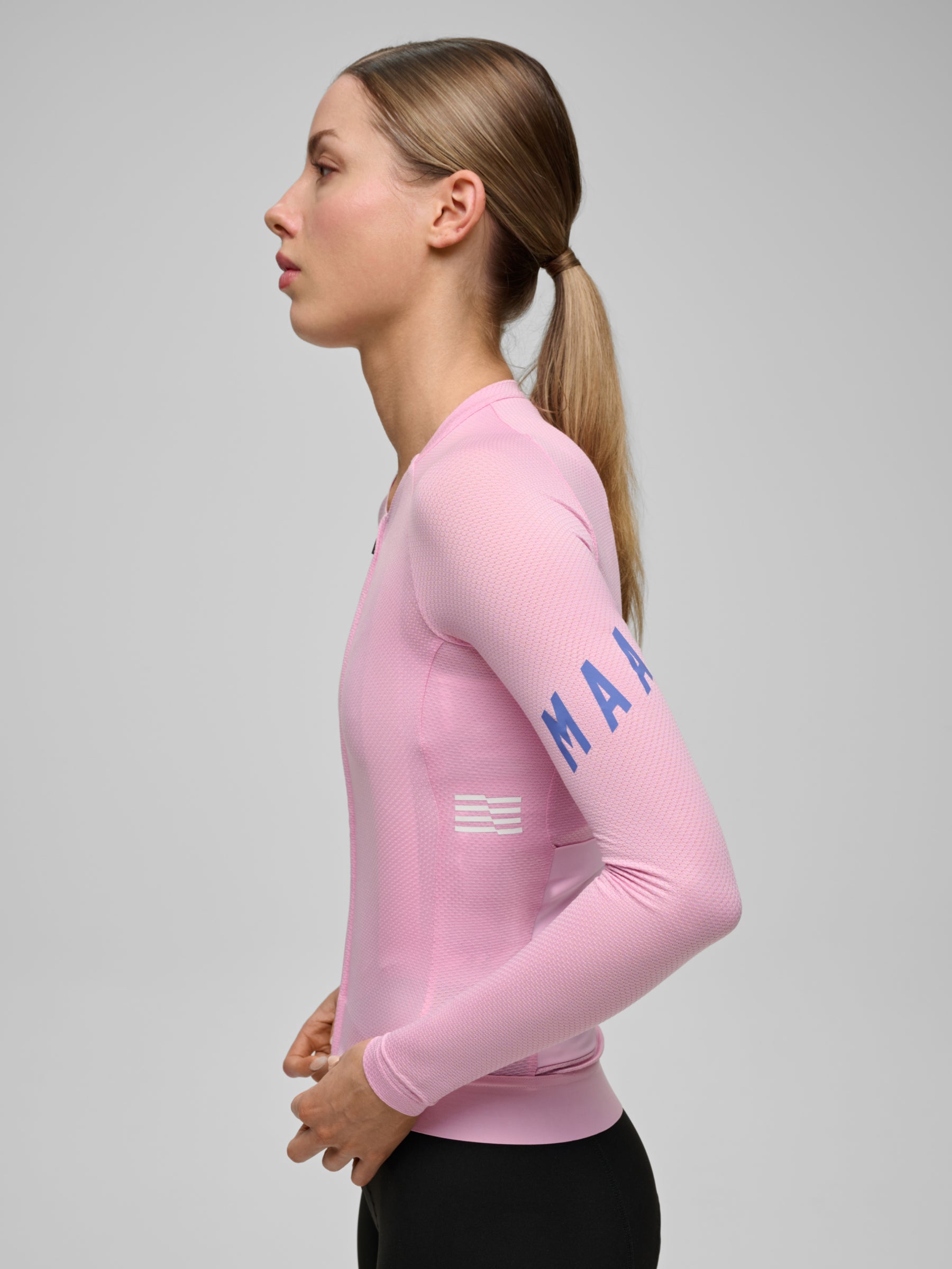 WOMEN'S AEON LS JERSEY - MUSK