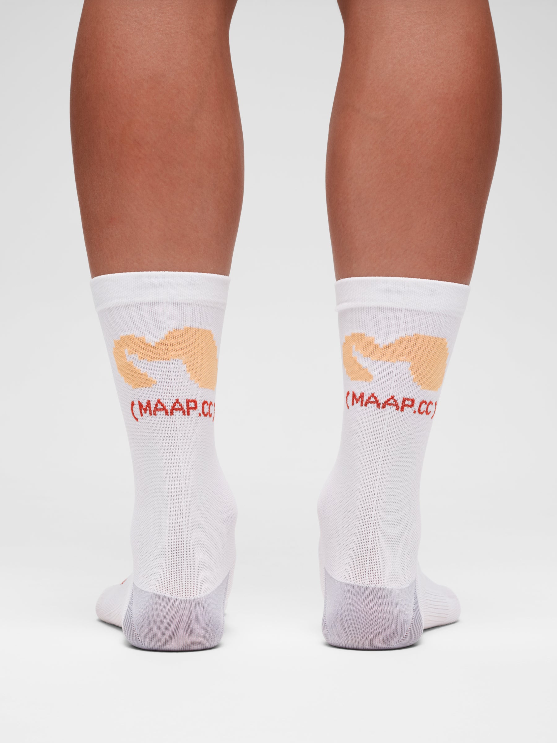 STRATA TEAM SOCK - WHITE/SORBET