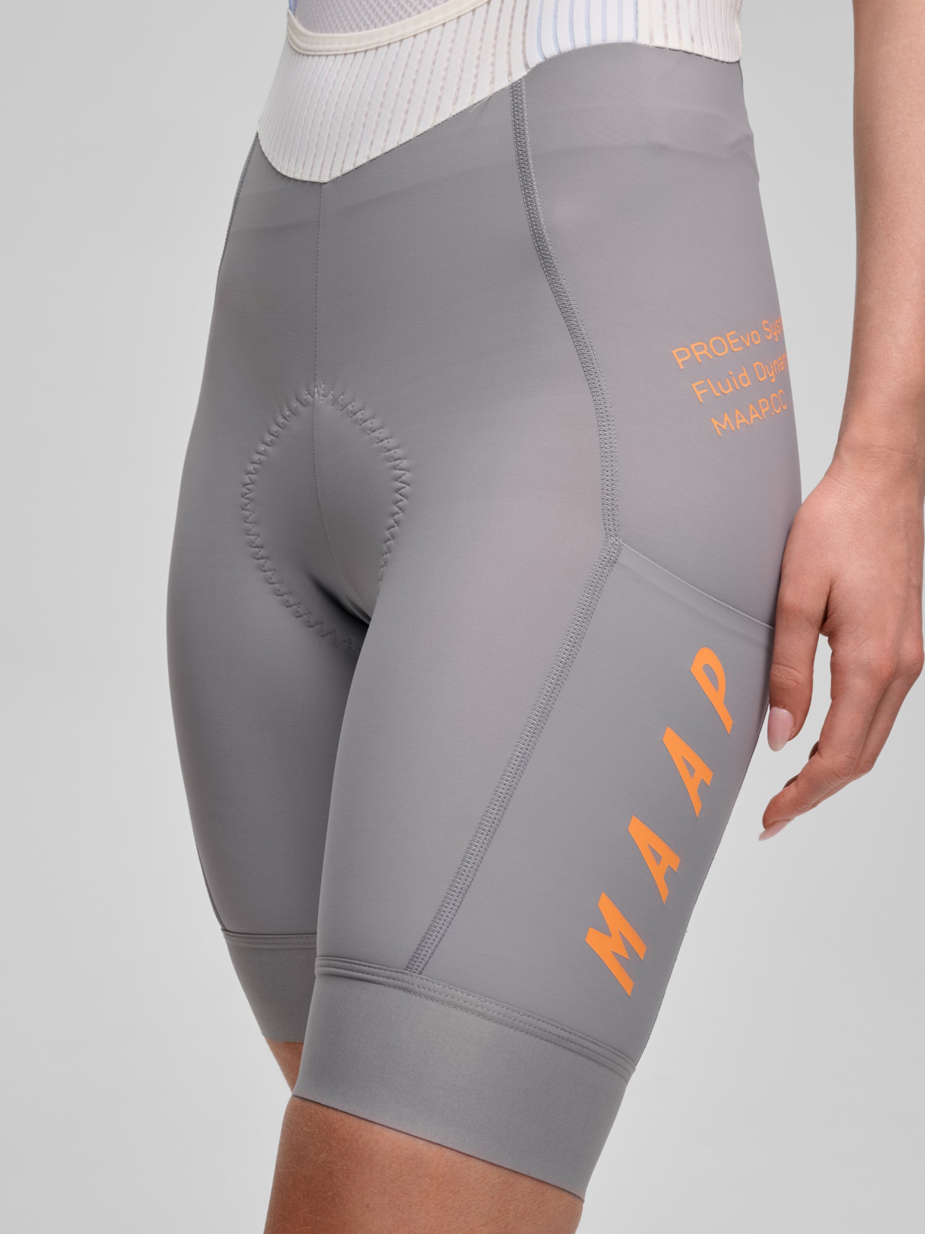 WOMEN'S STRATA TEAM BIB EVO CARGO - TITANIUM